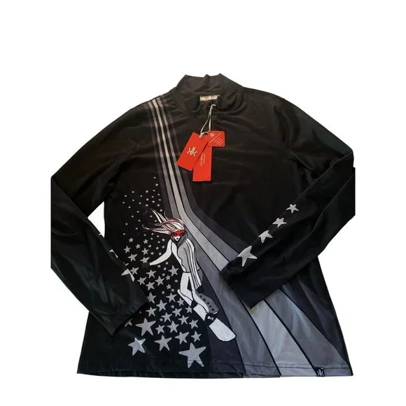 NWT Krimson Klover Women's XL Powder Days Baselayer Top Black MSRP$129 - Picture 14 of 16